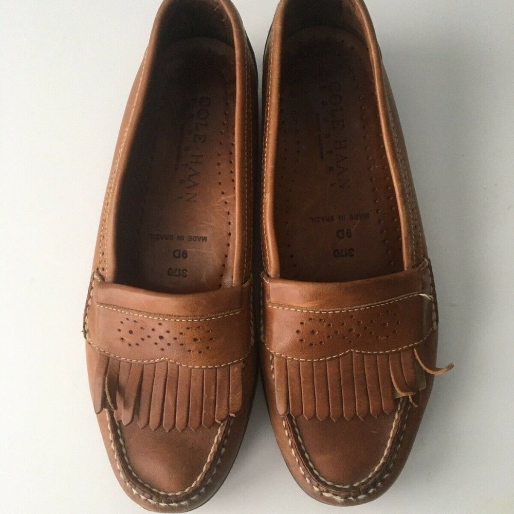 Cole Haan Country Men's Brown Brown Leather Loafer